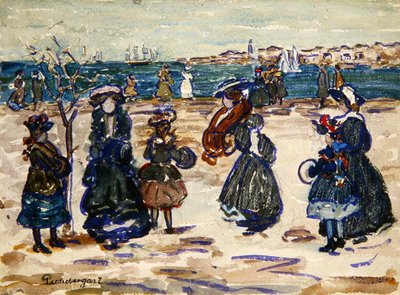 Over de Haven, Salem door Maurice Brazil Prendergast