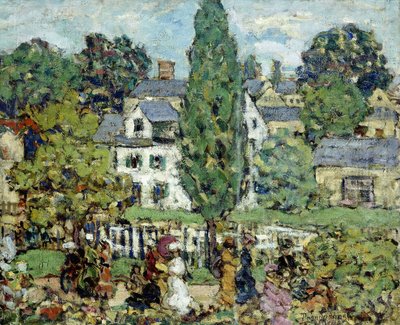 Middagwandeling, zomer door Maurice Brazil Prendergast