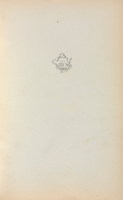 Italiaans schetsboek: Hoofd van een man, pagina 223, 1898-1899 door Maurice Brazil Prendergast