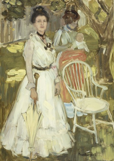 Portret van Mevrouw door Maurice Brazil Prendergast