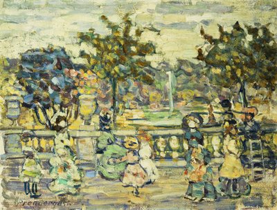 Promenade door Maurice Brazil Prendergast