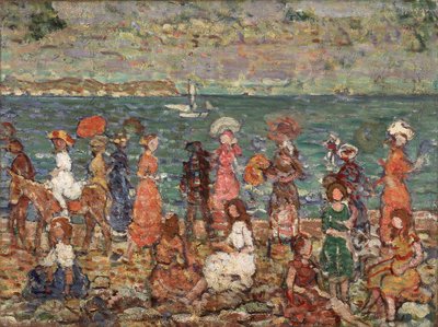 Kustlijn door Maurice Brazil Prendergast