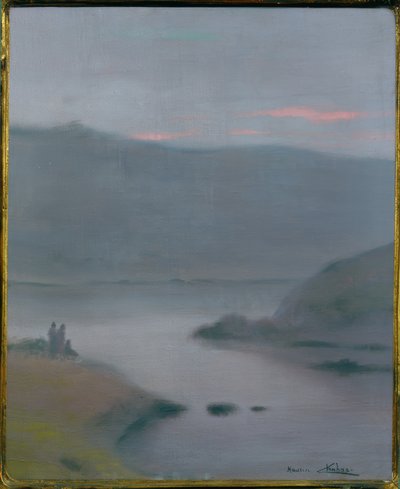 Landschap door Maurice Chabas