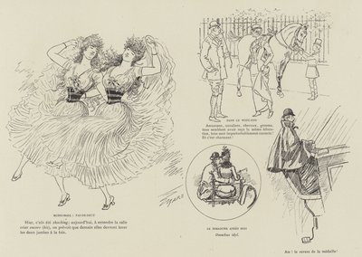Illustratie voor La Vie De Londres door Mars door Maurice Charles Mathieu Bonvoisin