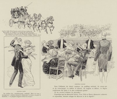 Illustratie voor La Vie De Londres door Mars door Maurice Charles Mathieu Bonvoisin