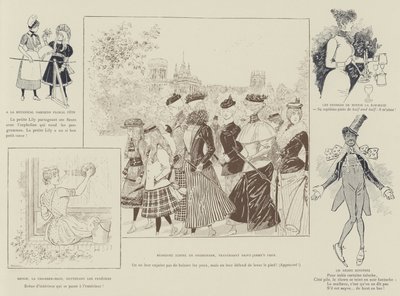 Illustratie voor La Vie De Londres door Mars door Maurice Charles Mathieu Bonvoisin