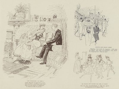 Illustratie voor La Vie De Londres door Mars door Maurice Charles Mathieu Bonvoisin
