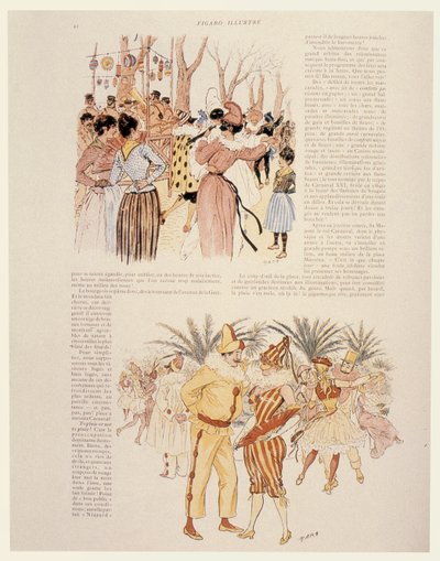 Carnaval van Nice, 1894 door Maurice Charles Mathieu Bonvoisin