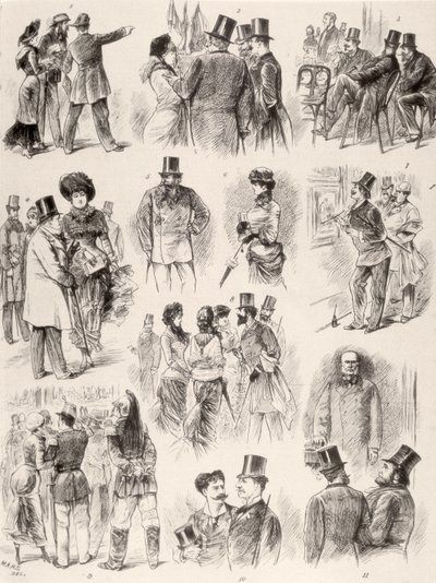 Opening van de Salon de Paris, 1880 door Maurice Charles Mathieu Bonvoisin