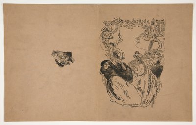 Les Camelots de la pensée (proef voor omslag) door Maurice Delcourt