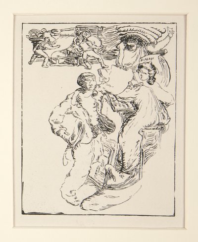 Les camelots de la Pensee; Camelot et papier, p. 29 door Maurice Delcourt
