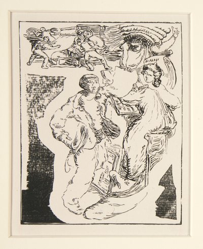 De straatverkopers van de gedachte; Straatverkoper en papier, p. 29 door Maurice Delcourt