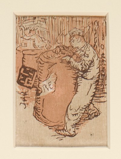 Les camelots de la Pensee, illustratie, p. 35 door Maurice Delcourt