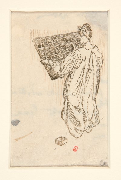 Les camelots de la Pensee, illustratie, p. 57 (verkleinde versie) door Maurice Delcourt