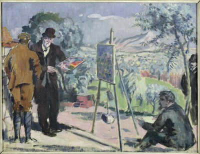Een bezoek aan het huis van Cezanne in Aix door Maurice Denis
