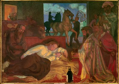 Aanbidding der wijzen door Maurice Denis