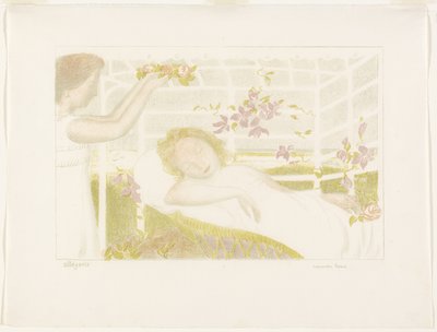 Allegorie, plaat één uit Liefde door Maurice Denis