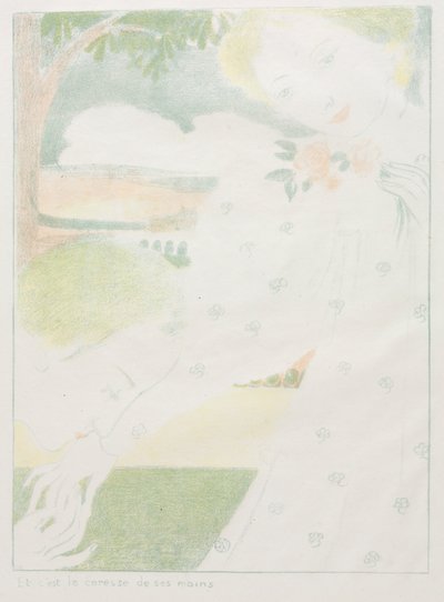 En het is de streling van hun handen door Maurice Denis