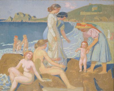 Baden bij Perros Guirec door Maurice Denis