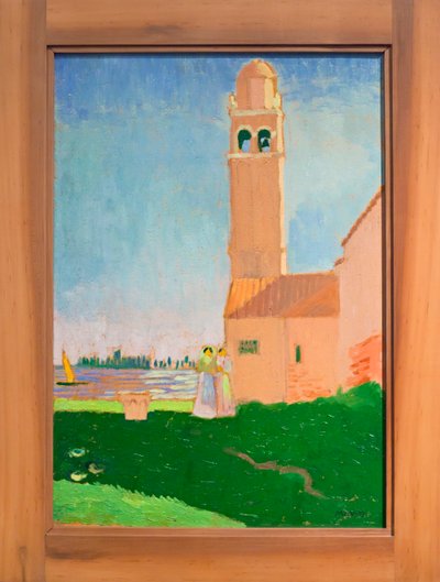 Kerk op de lagune door Maurice Denis