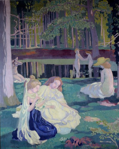 Spel van het stuurwiel (detail) door Maurice Denis