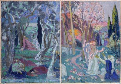 Tuin van olijven, Christus verschijnt aan Maria Magdalena door Maurice Denis