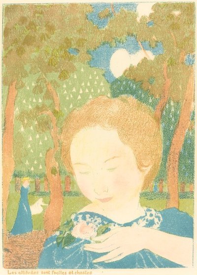 De houdingen zijn gemakkelijk en kuis door Maurice Denis