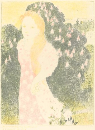 De schemeringen hebben een zachtheid van oude schilderkunst door Maurice Denis