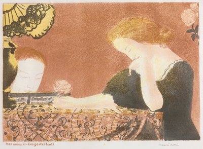 Liefde: Onze zielen, in lichte gebaren, 1892-1898 gepubliceerd 1911 door Maurice Denis