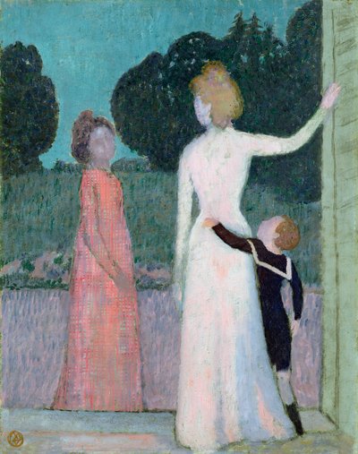 Madame Adrien Mithouard en haar zoon, Jacques, 1903 door Maurice Denis