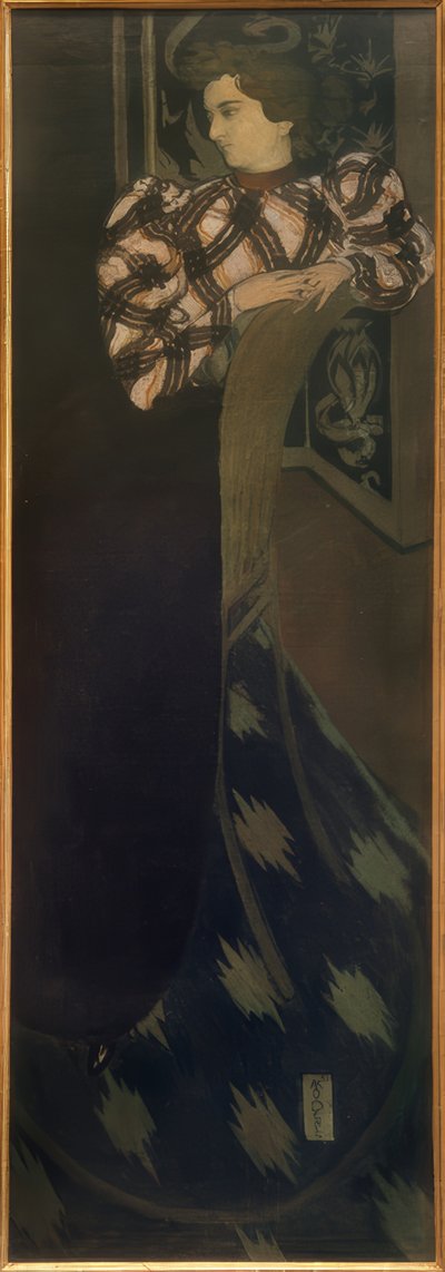 Madame Ranson in Groen door Maurice Denis