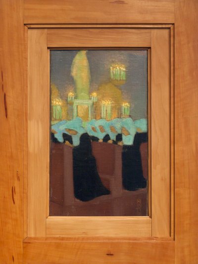 Ochtendmis (Nonnen in gebed) door Maurice Denis