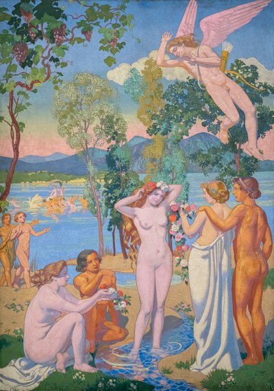 Het verhaal van Psyche, Paneel I. Eros wordt getroffen door Psyche