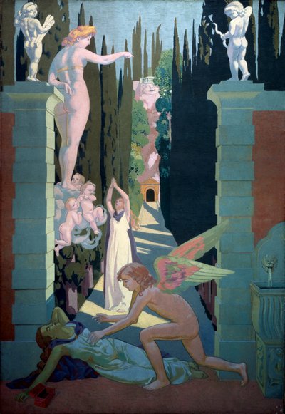 Het Verhaal van Psyche Paneel vier. De Wraak van Venus, 1908 door Maurice Denis