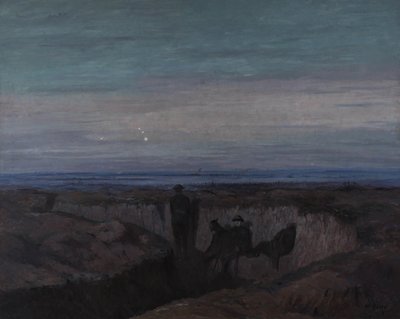 Dageraad op de Ouse Trench, 1918 door Maurice Galbraith Cullen