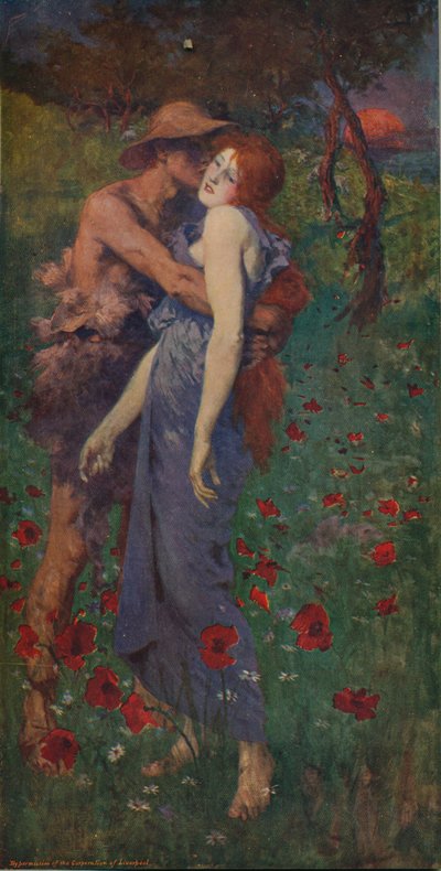 Een idylle, 1891, ca. 1915 door Maurice Greiffenhagen