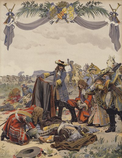 Dood van Turenne door Maurice Leloir