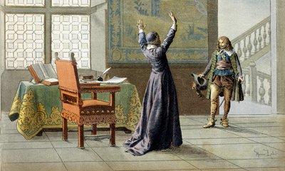 Geschiedenis van Frankrijk: Kardinaal Richelieu (Armand Jean du Plessis) door Maurice Leloir