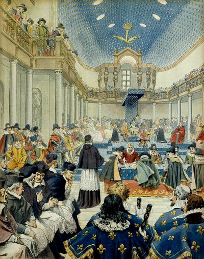 Geschiedenis van Frankrijk: Kardinaal Richelieu (Armand Jean du Plessis) door Maurice Leloir