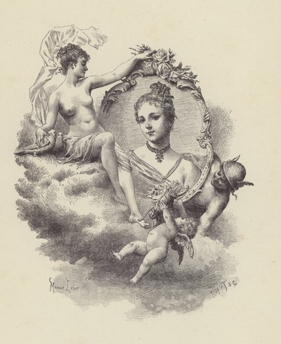 Illustratie voor Manon Lescaut (gravure) door Maurice Leloir