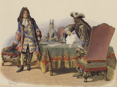 Belediging van de koning in de appartementen van Madame de Maintenon door Maurice Leloir