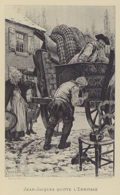 Jean-Jacques verlaat de Hermitage door Maurice Leloir