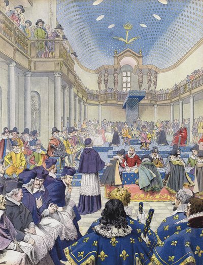 Richelieu bij de Staten-Generaal van 1614 door Maurice Leloir
