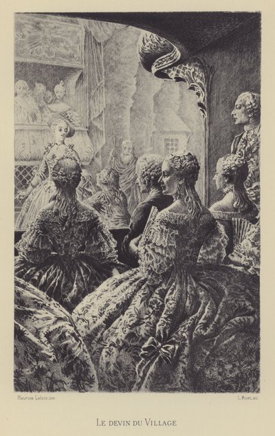De dorpswaarzegger door Maurice Leloir