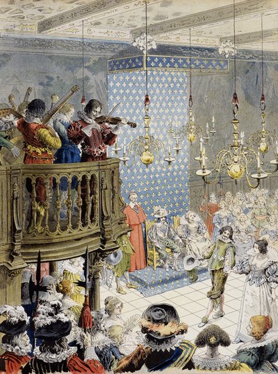 Het bal aan het hof (onder Lodewijk XIII) - in 