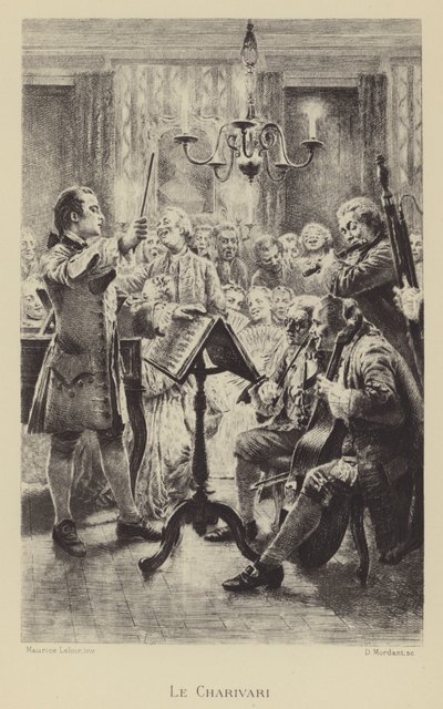 De charivari door Maurice Leloir