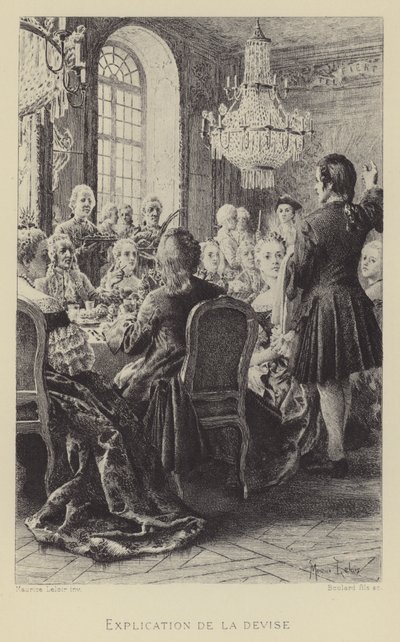 De uitleg van het motto door Maurice Leloir