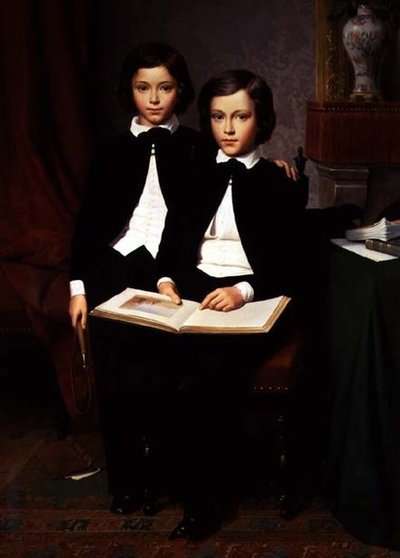 Twee broers door Maurice Leloir