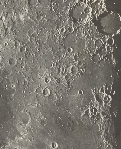 Lunaire fotografie Albategnius - Triesnecker - Manilius door Maurice Loewy