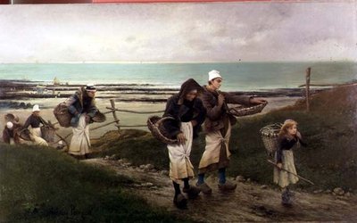 Bretonse Scène door Maurice Poirson